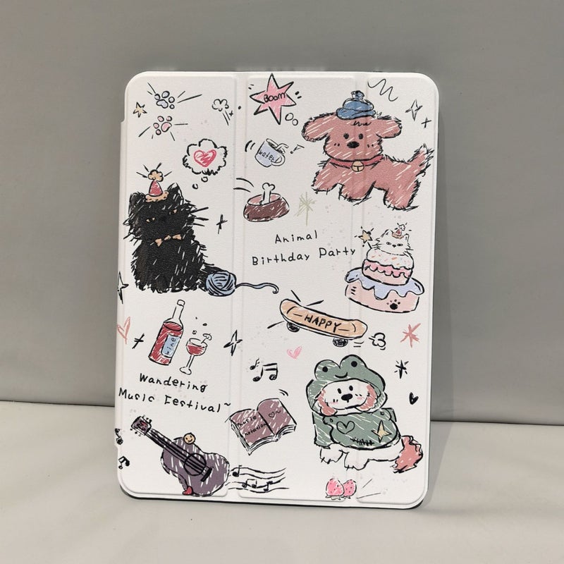 Pen Slot-Free Ipad11 Protective Case Ipad10 Generation Acrylic Apple Mini7 High-Looking Ipadpro Full Cover Case - Image 3